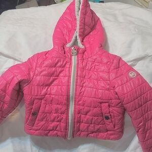 Michael Kors Pink puffer coat Size 3T